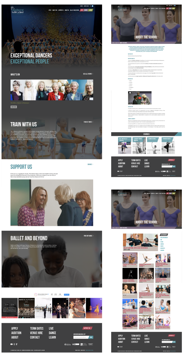 Webpage layouts NEW